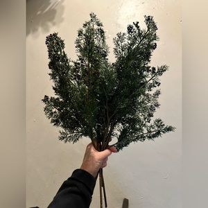 New Target brand faux juniper berry branches- 6 stems